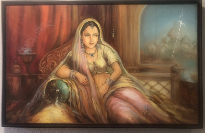 Mumtaz Mahal painting by artist Roma choudhary